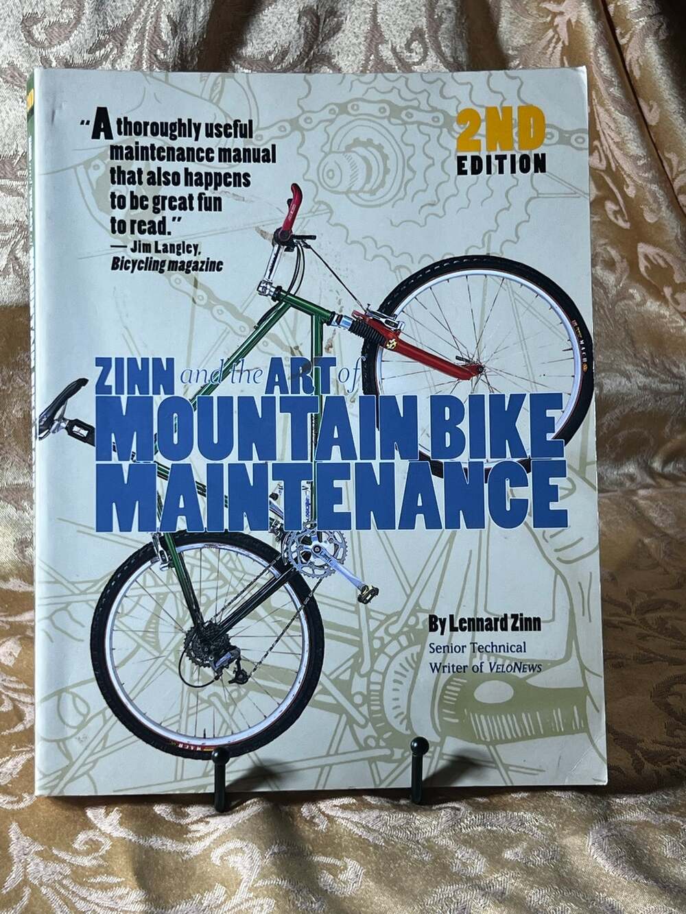 Zinn Mountain Bike Maintenance 2nd Ed & Bike Snob Cycling Books Lot of 2
